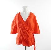 Damen Linen Bluse - L