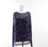 C&A Damen Mesh Langarmshirt - XL, Lila, Größe XL, Damen, Zustand Neuwertig, Preis 5€ – Vorderansicht