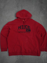 Nike Vintage Nike Athletics Hoodie - XL, Rot, Größe XL, unisex, Zustand Gut, Preis 29.95€ – Vorderansicht