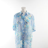 Second Hand Damen Bluse - 3XL, Blau, Größe 3XL, Damen, Zustand Sehr Gut, Preis 3€ – Vorderansicht