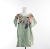 Second Hand Damen T-Shirt - XL, Grün, Größe XL, Damen, Zustand Sehr Gut, Preis 3€ – Vorderansicht