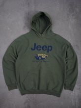 Gildan Vintage Gildan JEEP Hoodie - M, Grün, Größe M, unisex, Zustand Gut, Preis 29.95€ – Vorderansicht