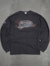 Harley Davidson Vintage Harley Davidson South Dakota 2012 Langarmshirt - XL, Grau, Größe XL, unisex, Zustand Sehr gut, Preis unbekannt€ – Vorderansicht