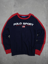 Ralph Lauren Vintage Polo Sport Ralph Lauren Pullover - M, Blau, Größe M, unisex, Zustand Sehr gut, Preis 59.95€ – Vorderansicht