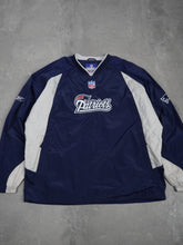 NFL Vintage NFL x Rebook Patriots Football Windbreaker - XL, Blau, Größe XL, unisex, Zustand Sehr Gut, Preis 39.95€ – Vorderansicht