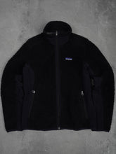 Patagonia Vintage Patagonia Teddy Fleece Jacke - M, Schwarz, Größe M, unisex, Zustand Sehr gut, Preis 99.95€ – Vorderansicht