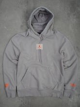 Nike Jordan Vintage Nike Jordan Flight 90s Hoodie - S, Grau, Größe S, unisex, Zustand Sehr gut, Preis 119.95€ – Vorderansicht