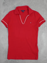 Tommy Hilfiger Vintage Tommy Hilfiger T-Shirt - XS, Rot, Größe XS, unisex, Zustand Sehr gut, Preis 24.95€ – Vorderansicht