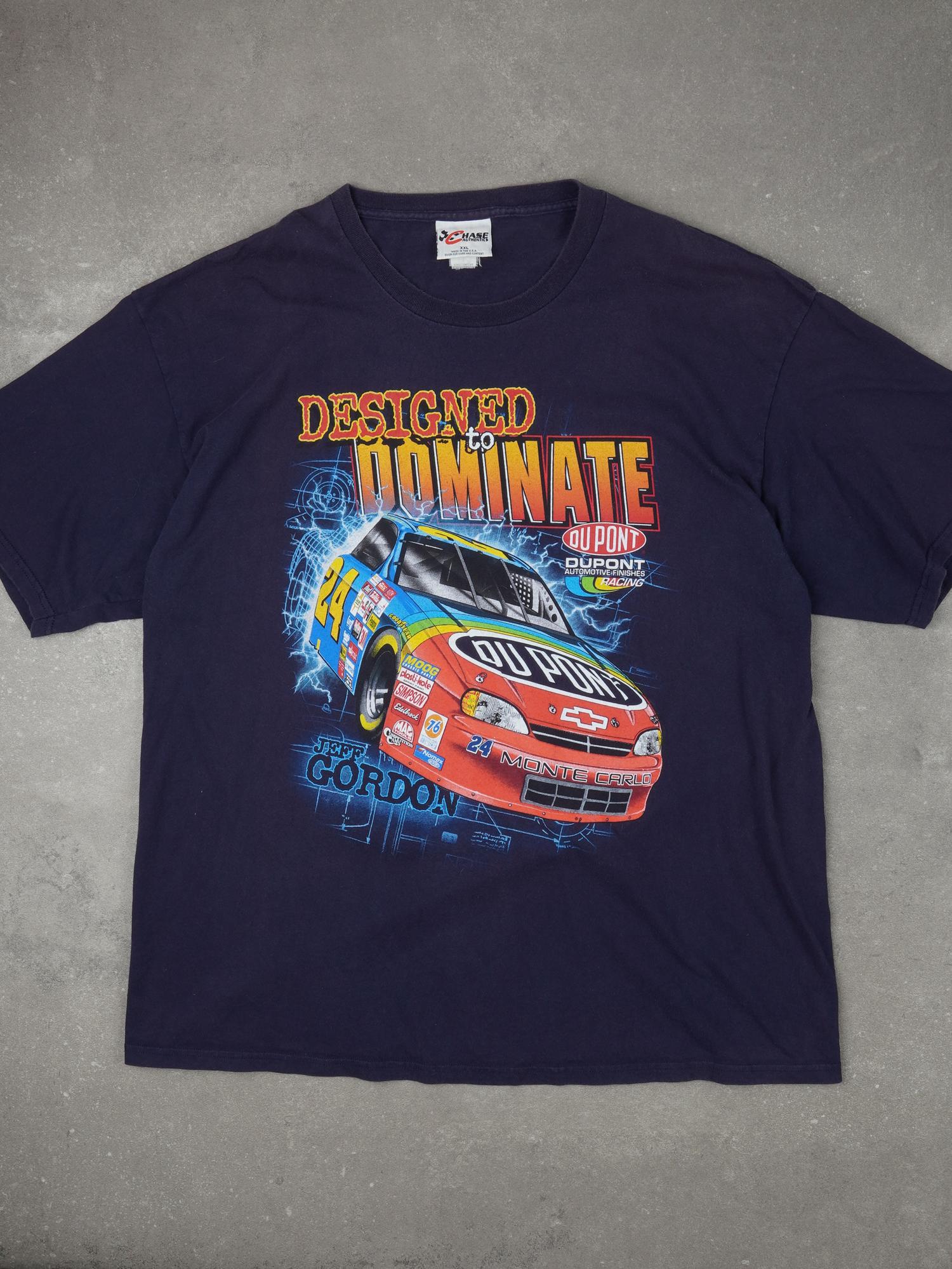 Vintage Nascar 2000s Jeff Gordon DuPont Racing T-Shirt - 2XL