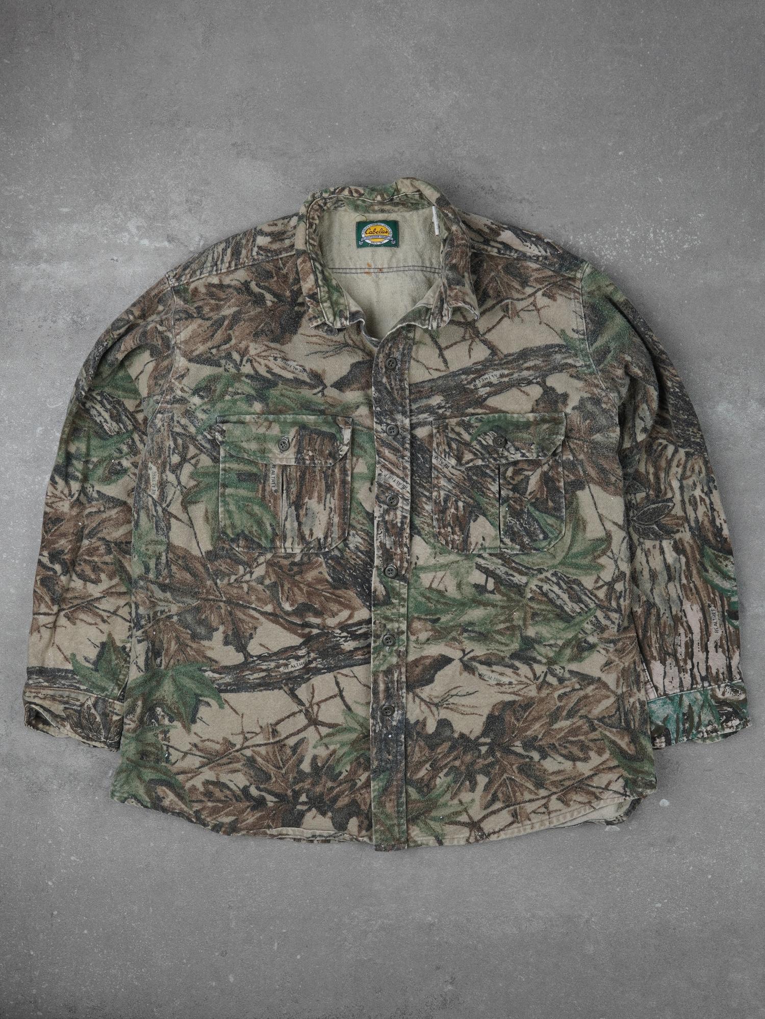 Vintage Cabela's Realtree Camo Hemd - XL