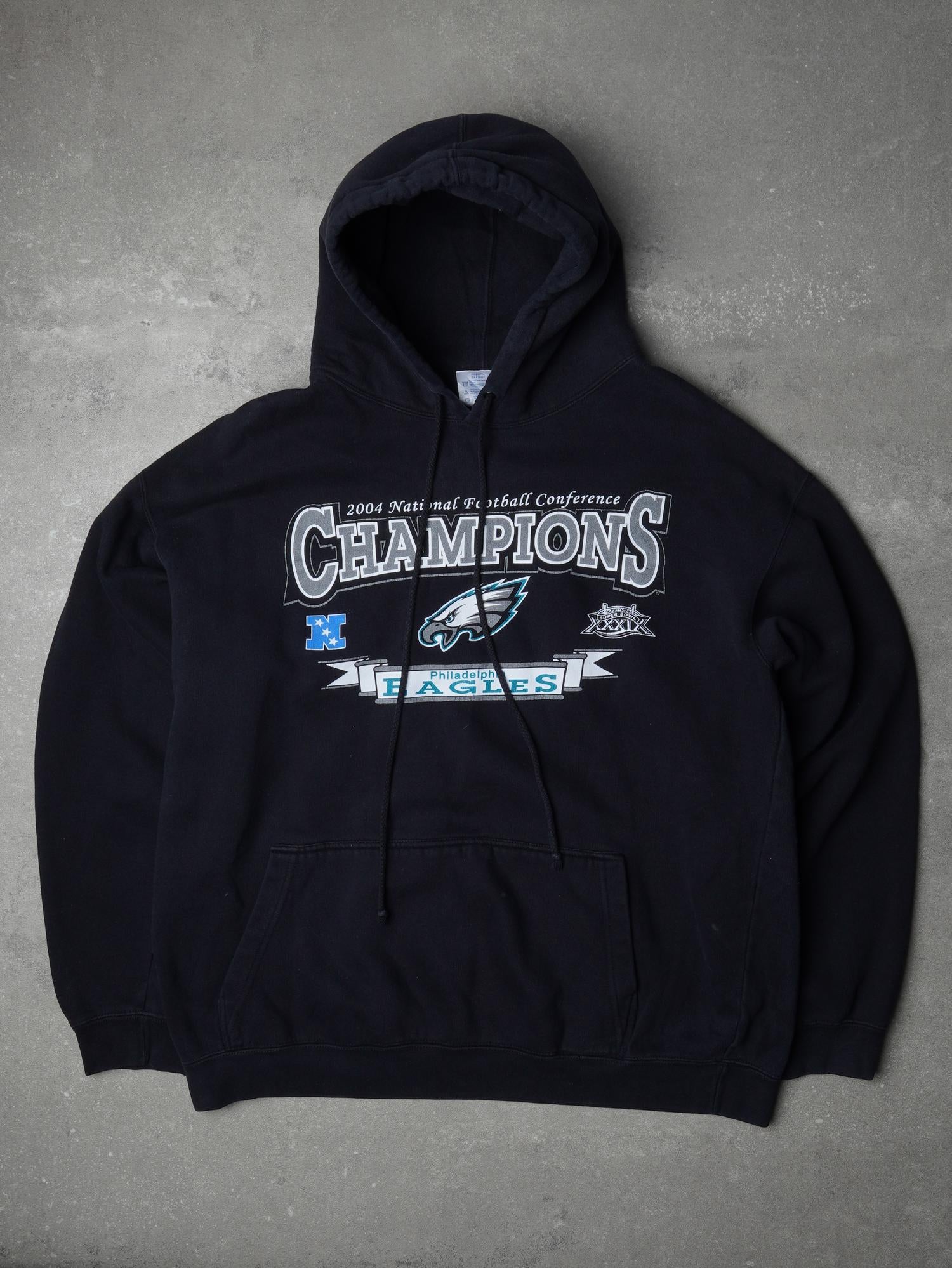 Vintage NFL 2000s Philadelphia Eagles Champions Hoodie - L