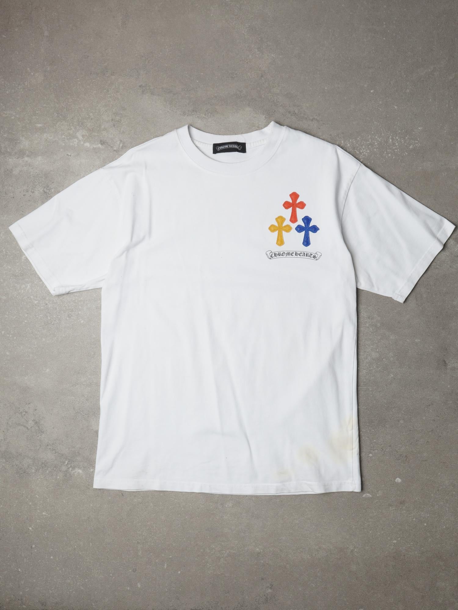 Vintage Chrome Hearts Triple Cross T-Shirt - M
