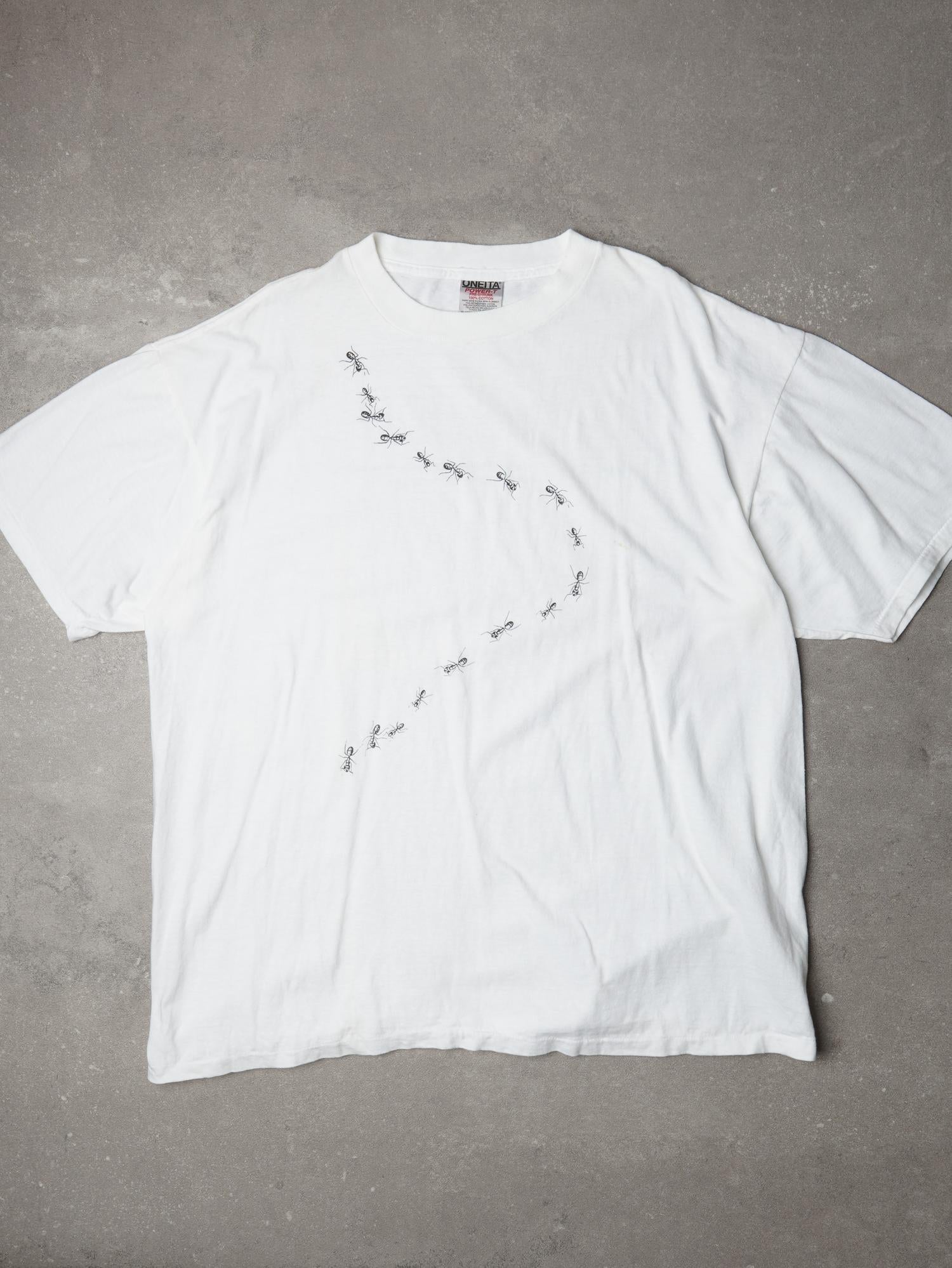 Vintage 90s Ants Graphic T-Shirt - XL