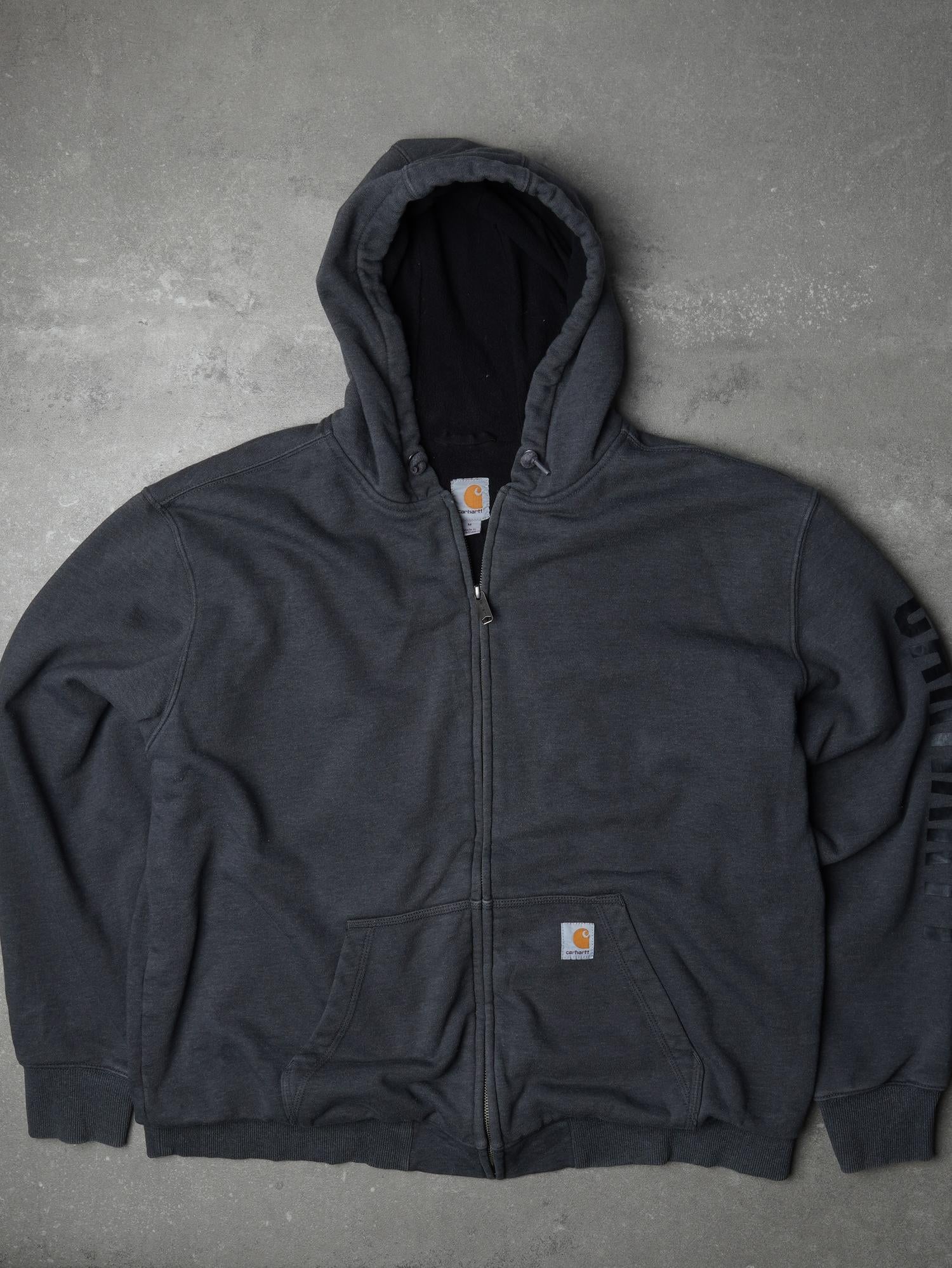 Vintage Carhartt Zip Hoodie - M