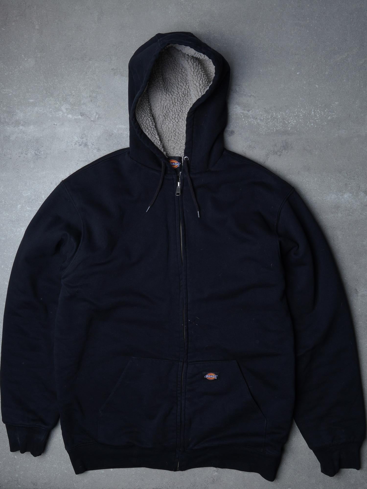 Vintage Dickies Sherpa Lined Zip Hoodie - XL