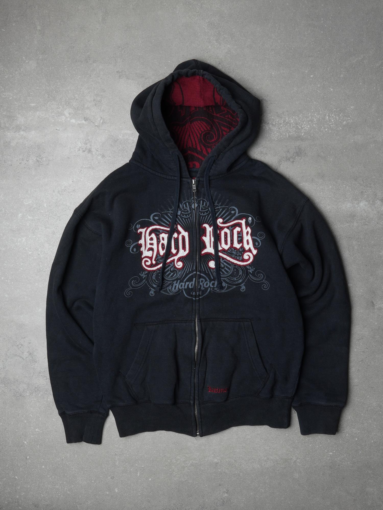 Vintage Hard Rock Cafe 2000s Zip Hoodie - S