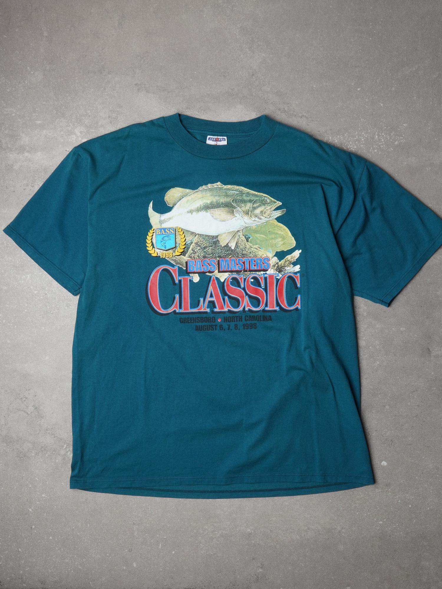 Vintage 90s Bass Masters Classic Fishing T-Shirt - XL