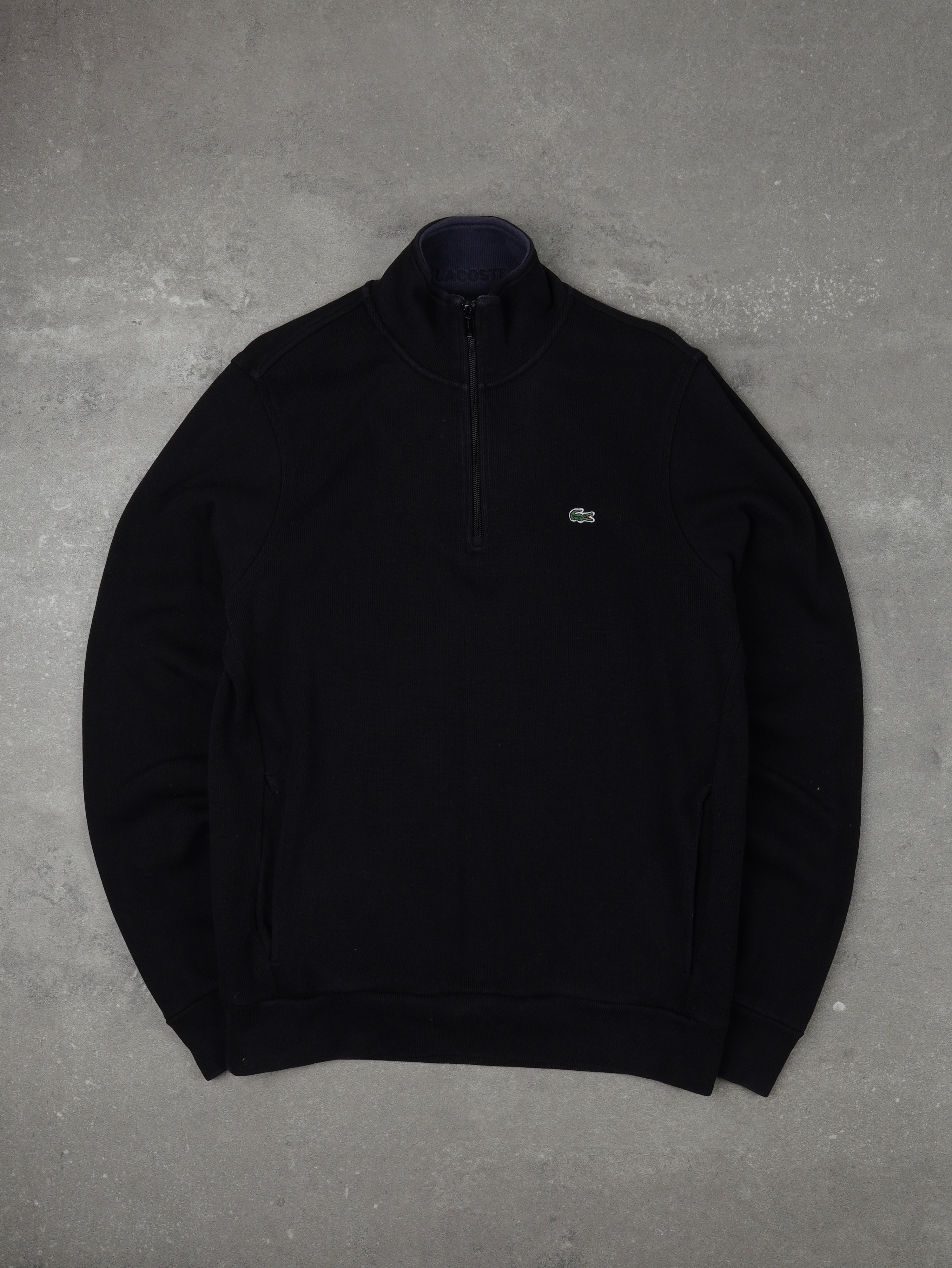 Vintage Lacoste Half-Zip Rollkrgen Pullover - L