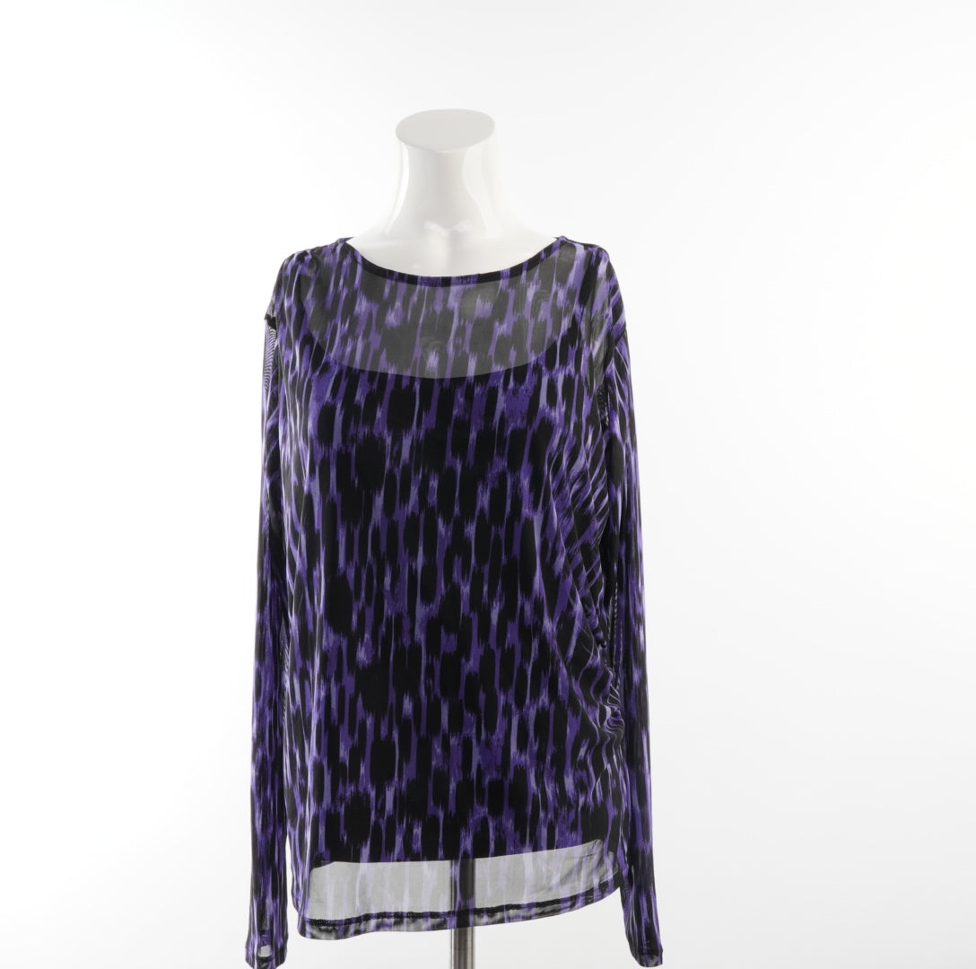 C&A Damen Mesh Langarmshirt - XL, Lila, Größe XL, Damen, Zustand Neuwertig, Preis 5€ – Vorderansicht