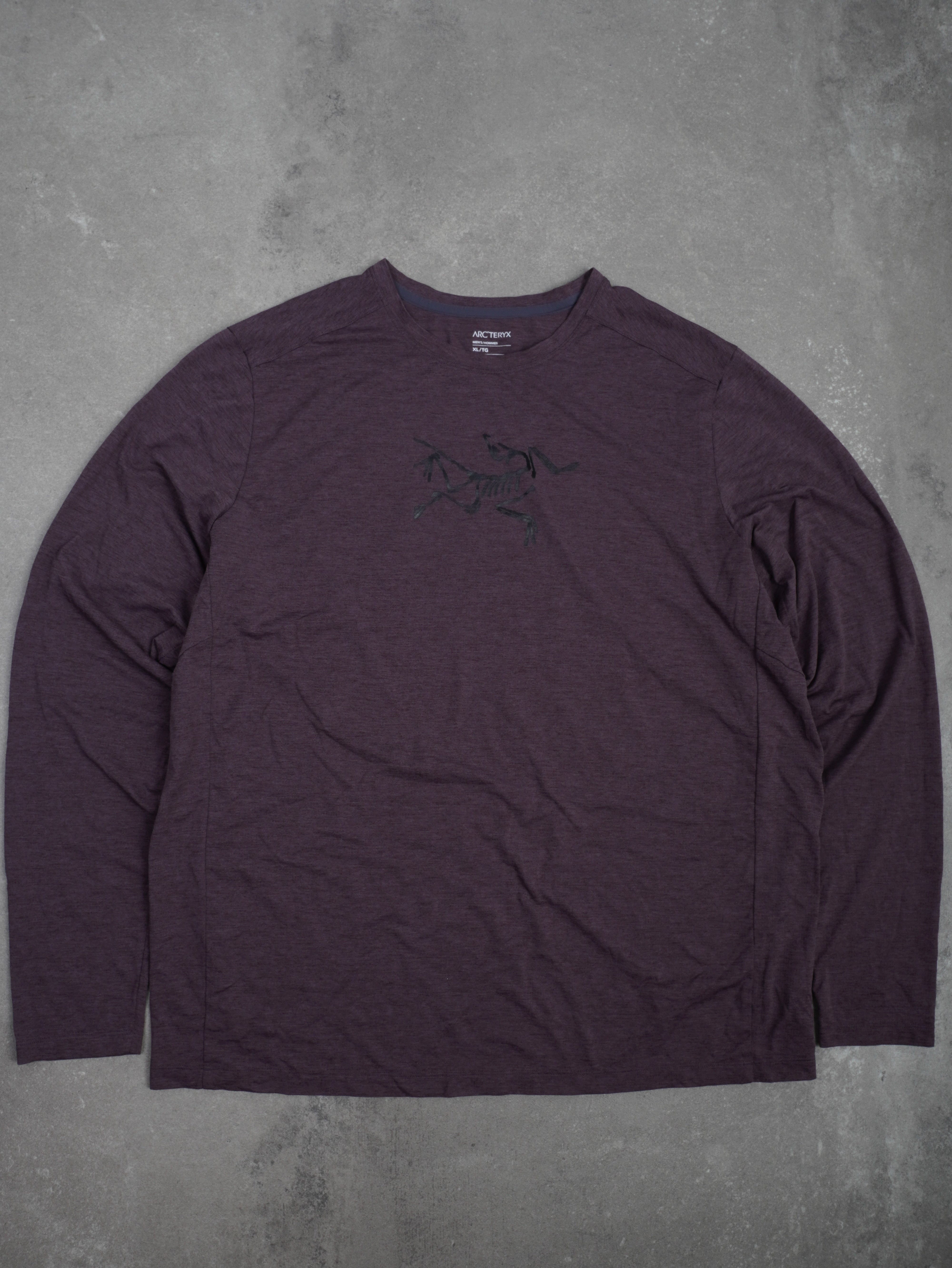 Arcteryx Vintage Arcteryx Langarmshirt - XL, Lila, Größe XL, unisex, Zustand Sehr gut, Preis 69.95€ – Vorderansicht