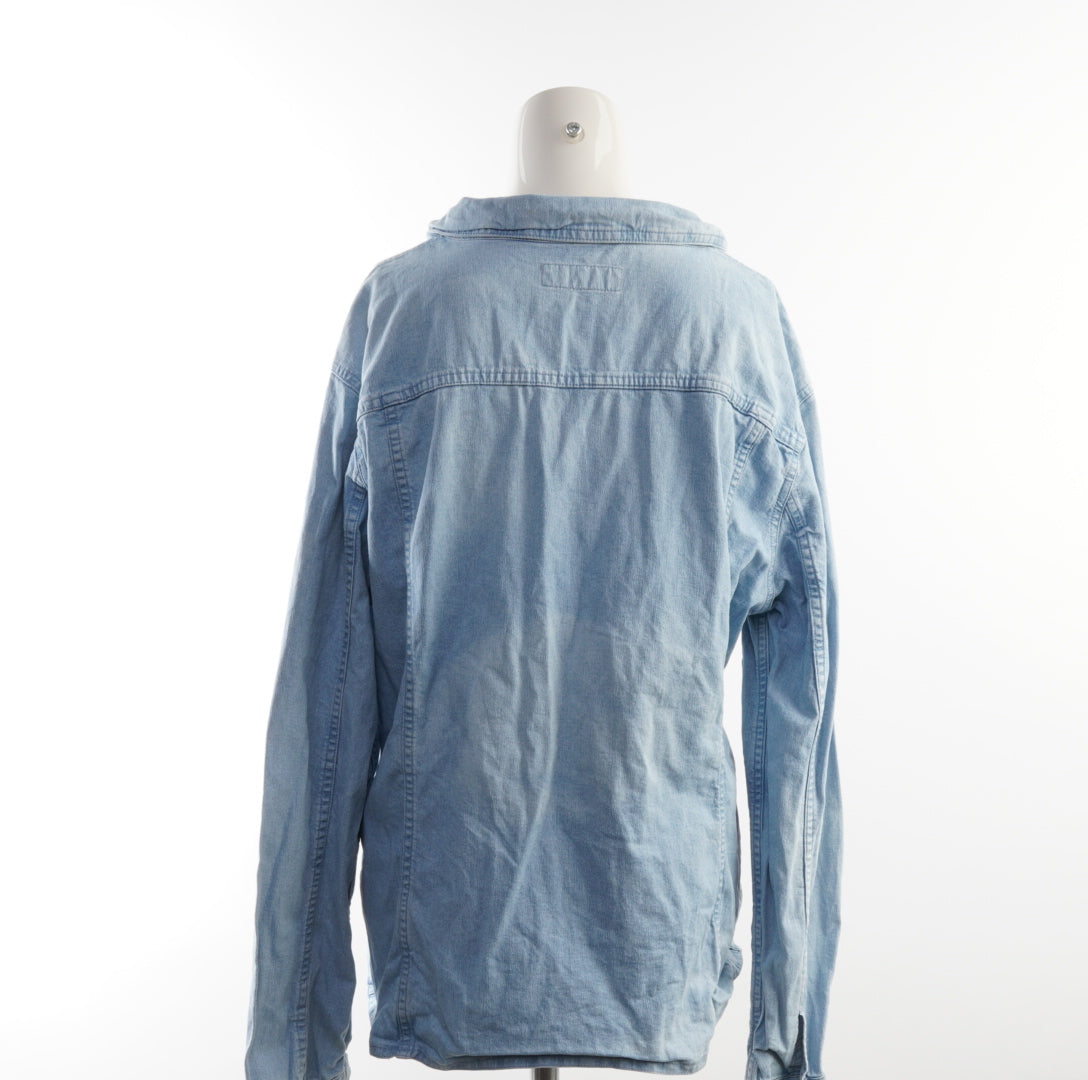 Robell Damen Jeanshemd - L, Blau, Größe L, Damen, Zustand Gut, Preis 5€ – Rückansicht