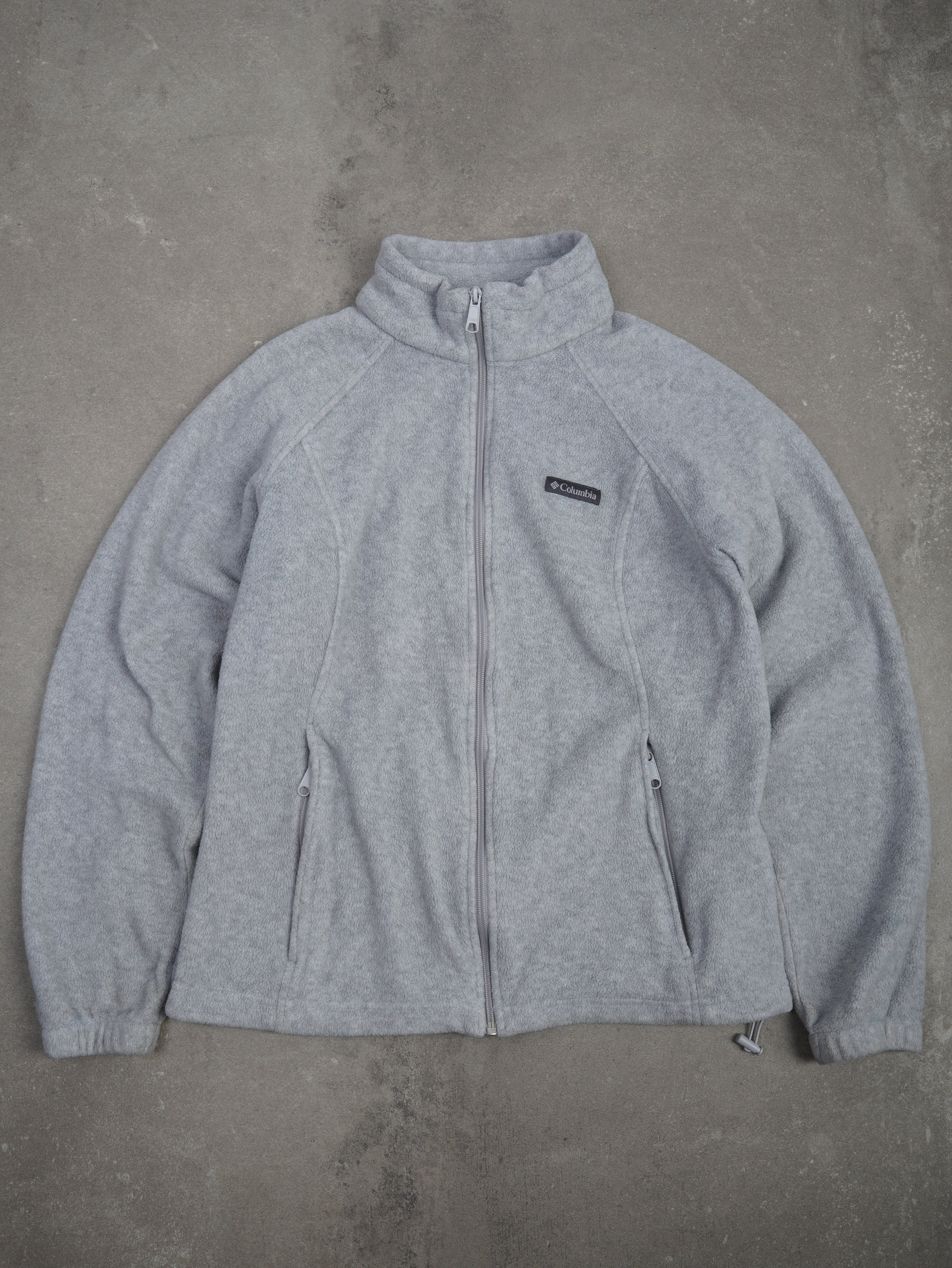 Columbia Vintage Columbia Fleecejacke - XL, Grau, Größe XL, unisex, Zustand Sehr gut, Preis 29.95€ – Vorderansicht