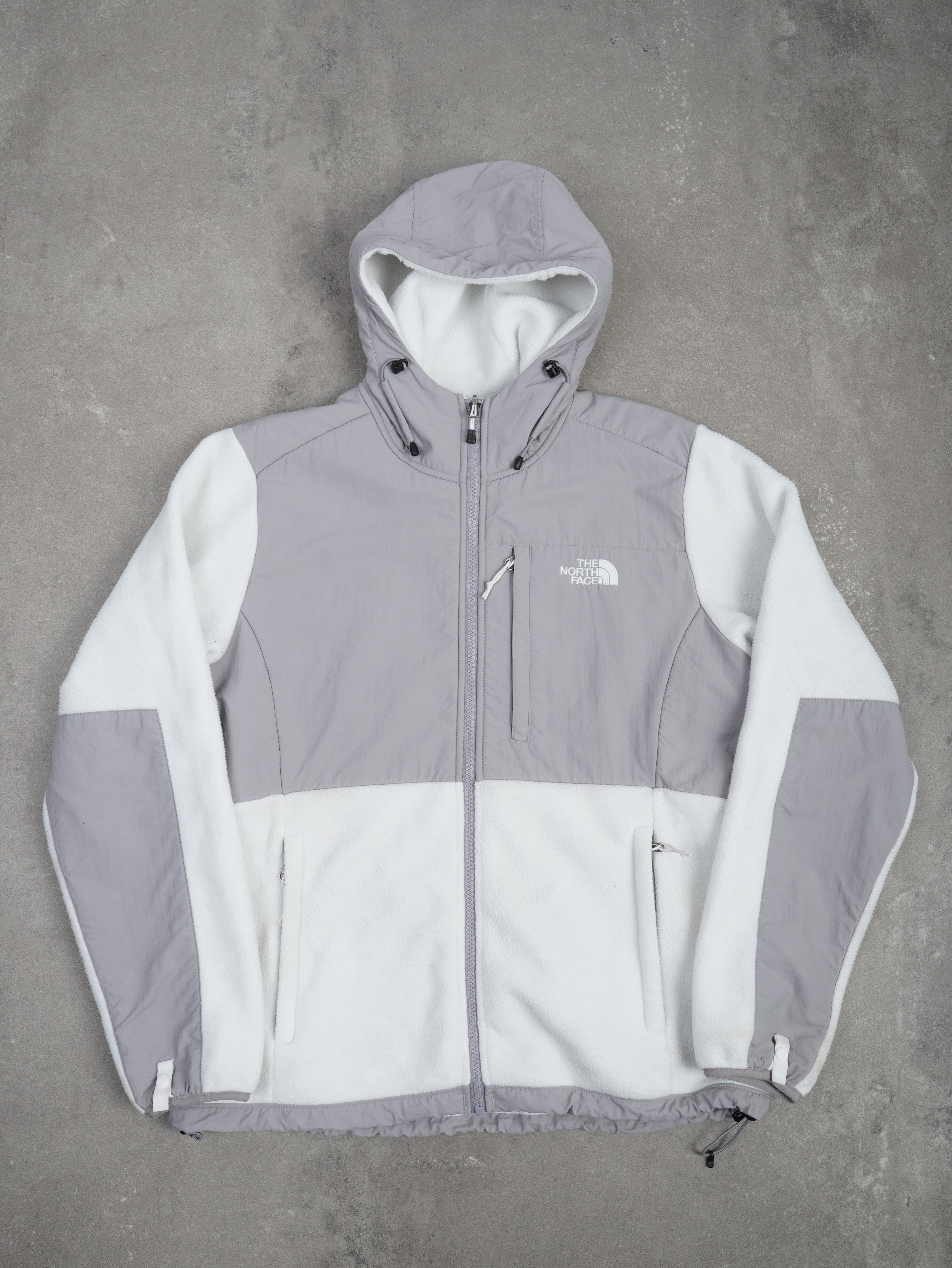 The North Face Vintage The North Face Denali Fleecejacke - L, Weiß, Größe L, unisex, Zustand Sehr gut, Preis 69.95€ – Vorderansicht