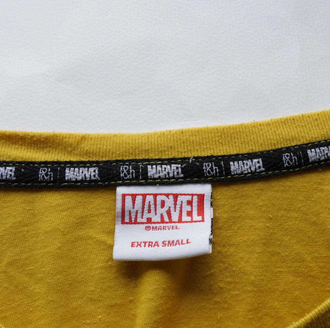 Marvel Herren T-Shirt - XS, Gelb, Größe XS, Herren, Zustand Sehr Gut, Preis 8€ – Etikett