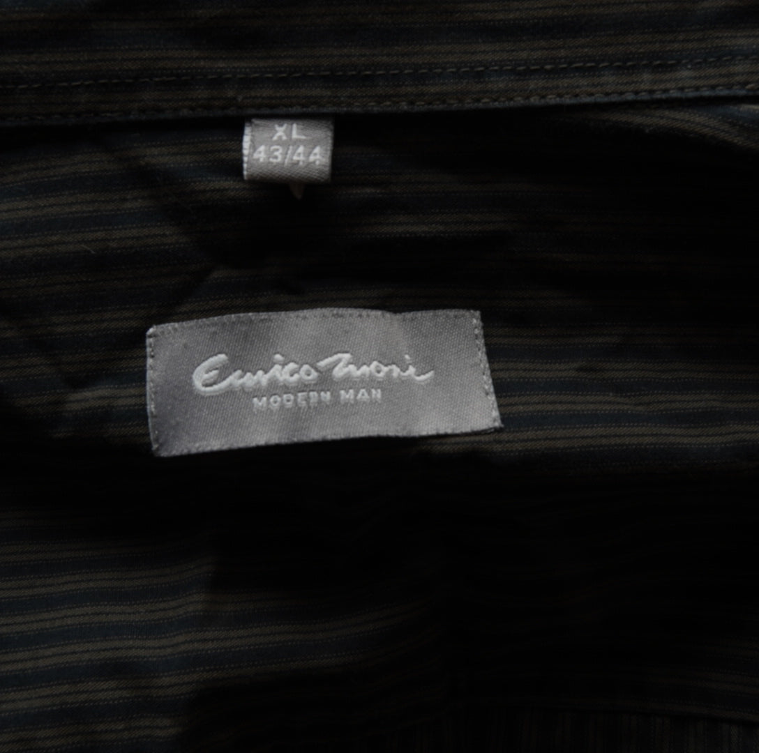 Enrico Mori Herren Hemd - XL , Grün, Größe XL, Herren, Zustand Sehr Gut, Preis 4€ – Etikett