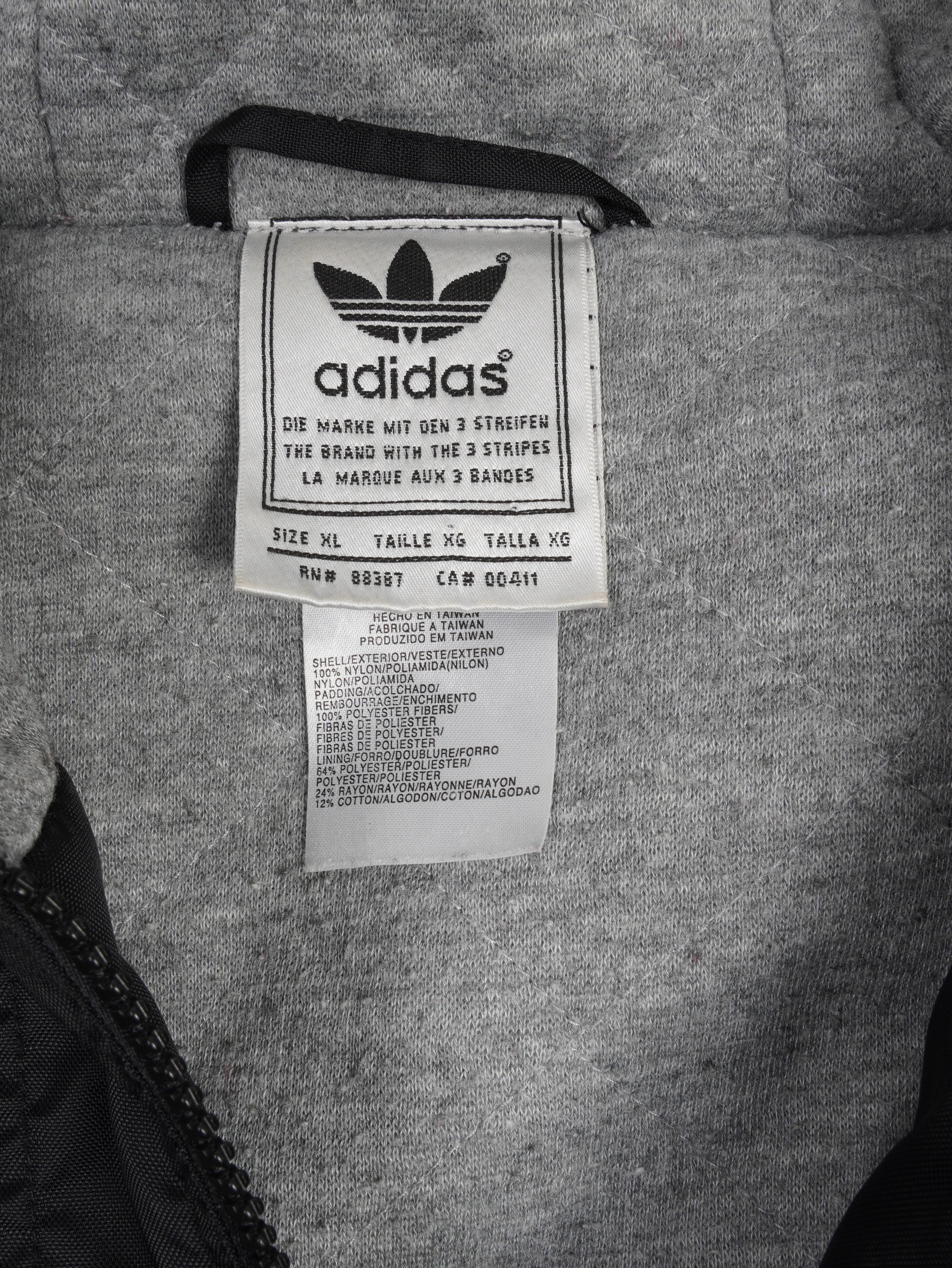 Adidas Vintage Adidas 90s Jacke - XL, Schwarz, Größe XL, unisex, Zustand Gut, Preis 59.95€ – Etikett