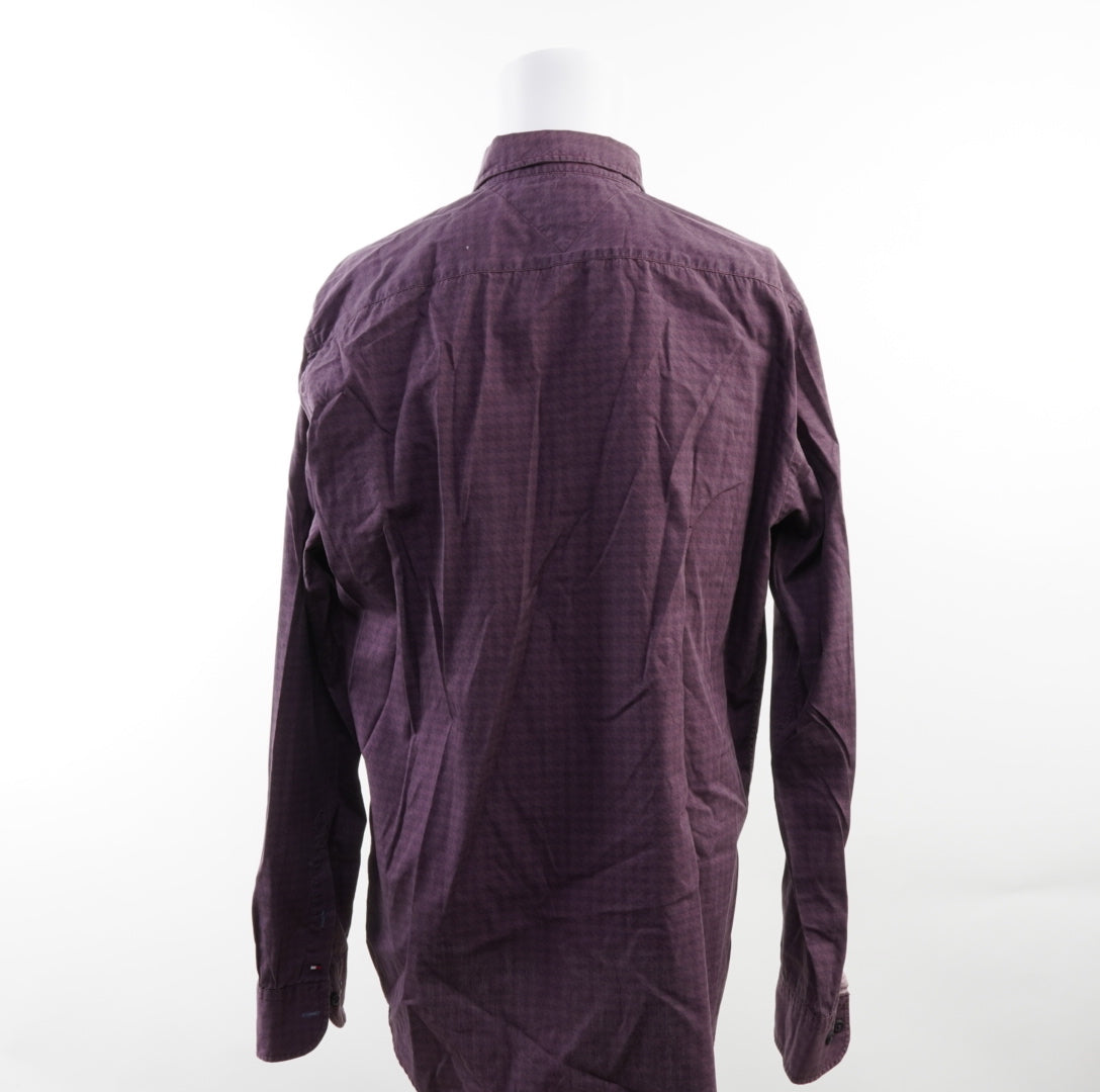Tommy Hilifiger Herren Hemd -  L , Lila  , Größe L, Herren, Zustand Sehr Gut, Preis 10€ – Rückansicht