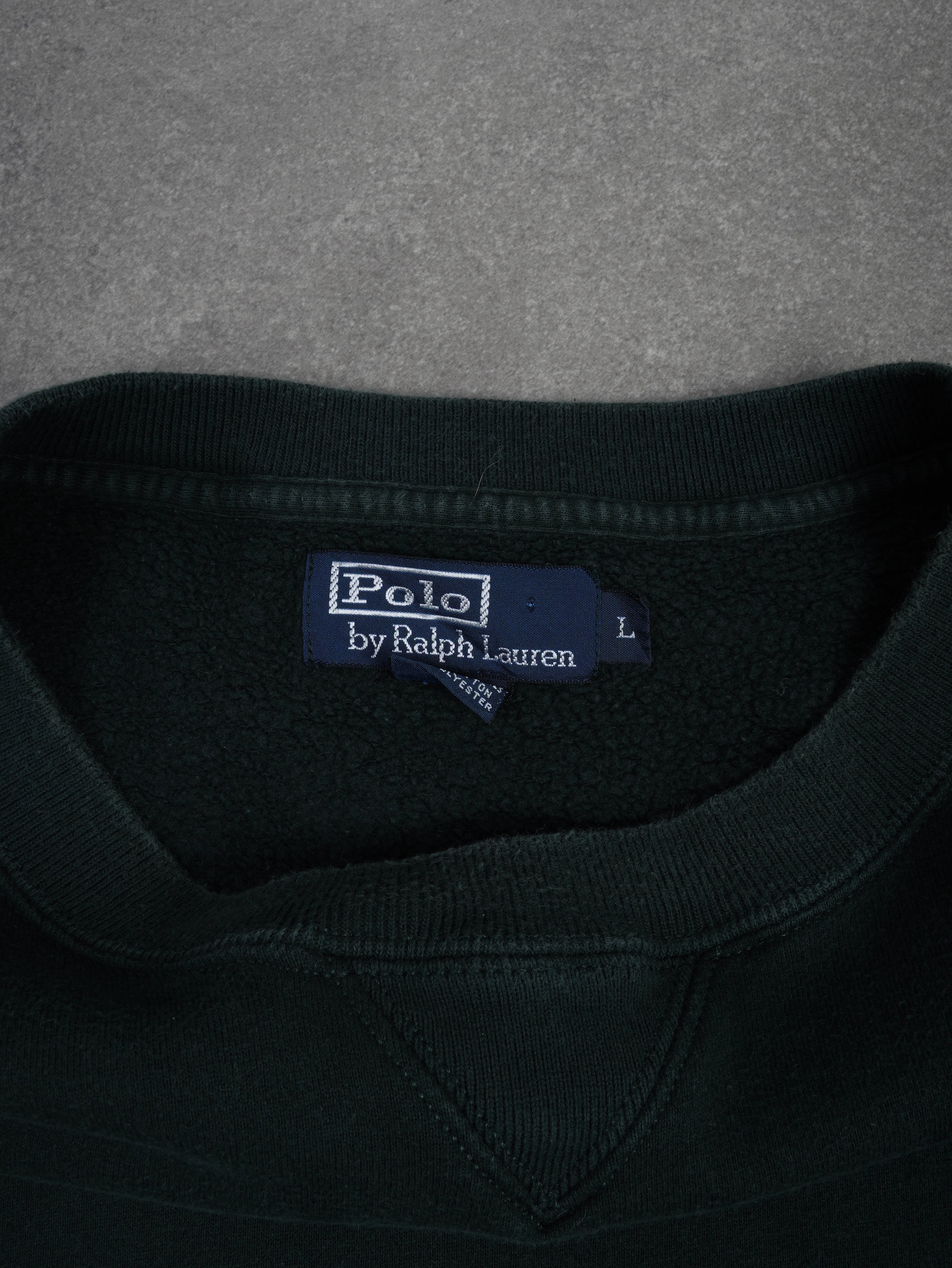 Ralph Lauren  Vintage Ralph Lauren Sweater - L , Grün, Größe L, unisex, Zustand Sehr gut, Preis 44.95€ – Etikett