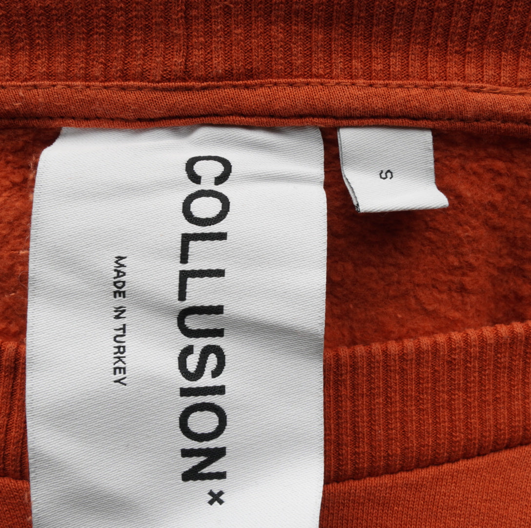 Collusion Damen Sweatshirt - S, Orange, Größe S, Damen, Zustand Sehr Gut, Preis 6€ – Etikett