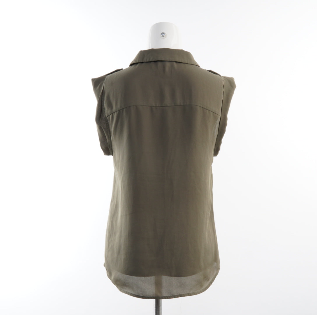 VILA Clothes Damen Bluse - S, Grün, Größe S, Damen, Zustand Sehr Gut, Preis 3€ – Rückansicht