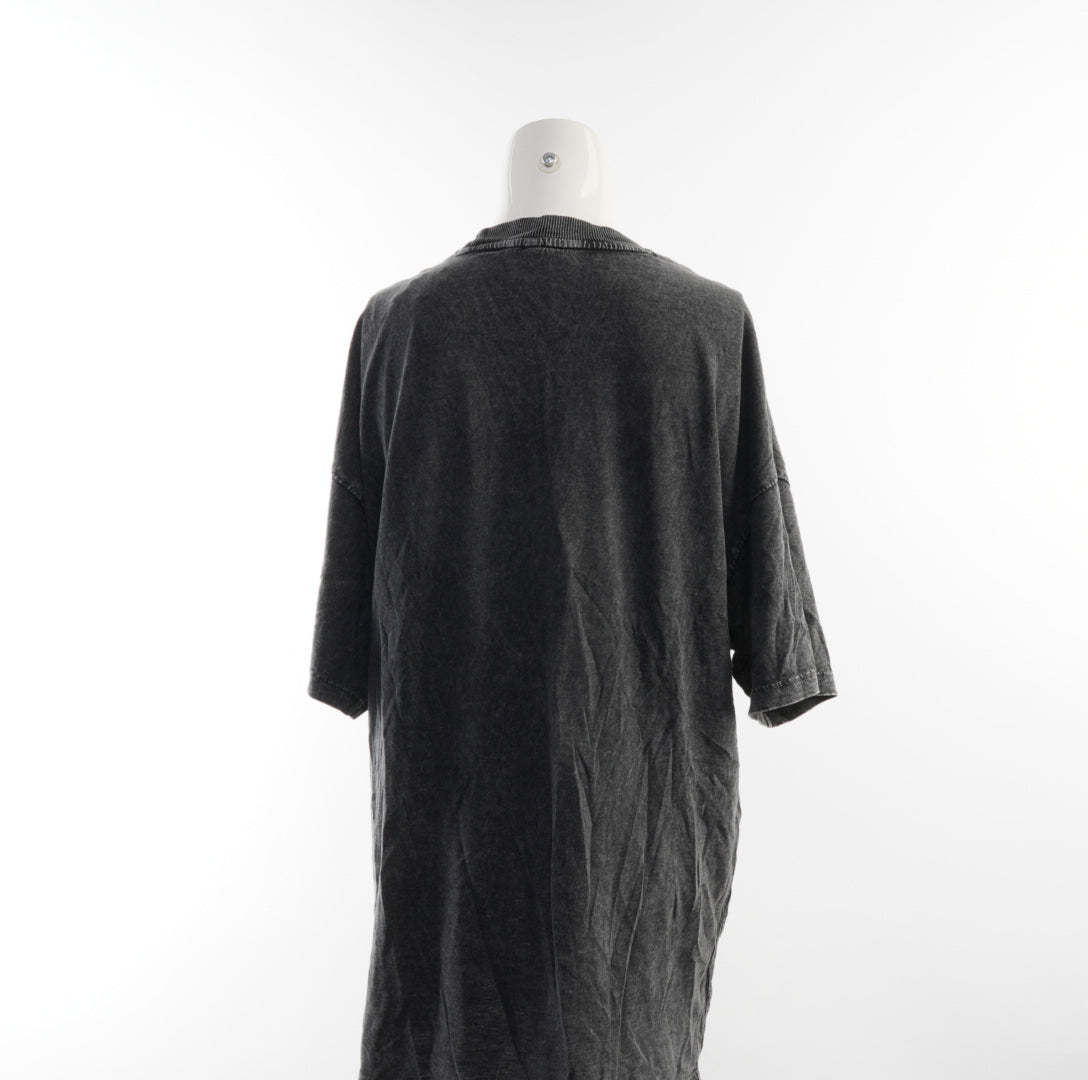 H&M Damen Oversized T-Shirt - XXS, Grau, Größe XXS, Damen, Zustand Sehr Gut, Preis 6€ – Rückansicht