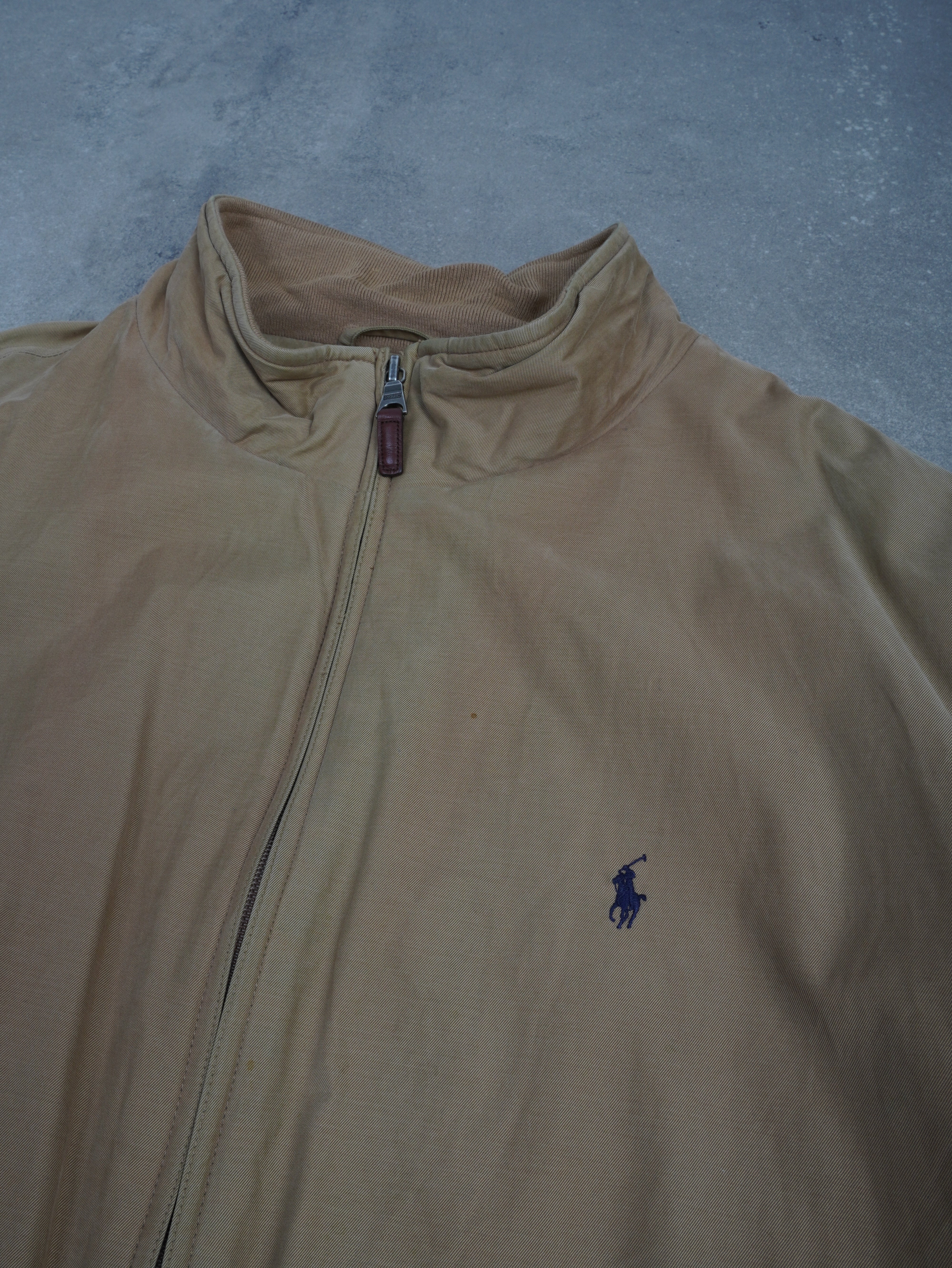 Ralph Lauren Vintage Ralph Lauren Harrigton Jacke - 2XL, Braun, Größe 2XL, unisex, Zustand Gut, Preis 59.95€ – Rückansicht