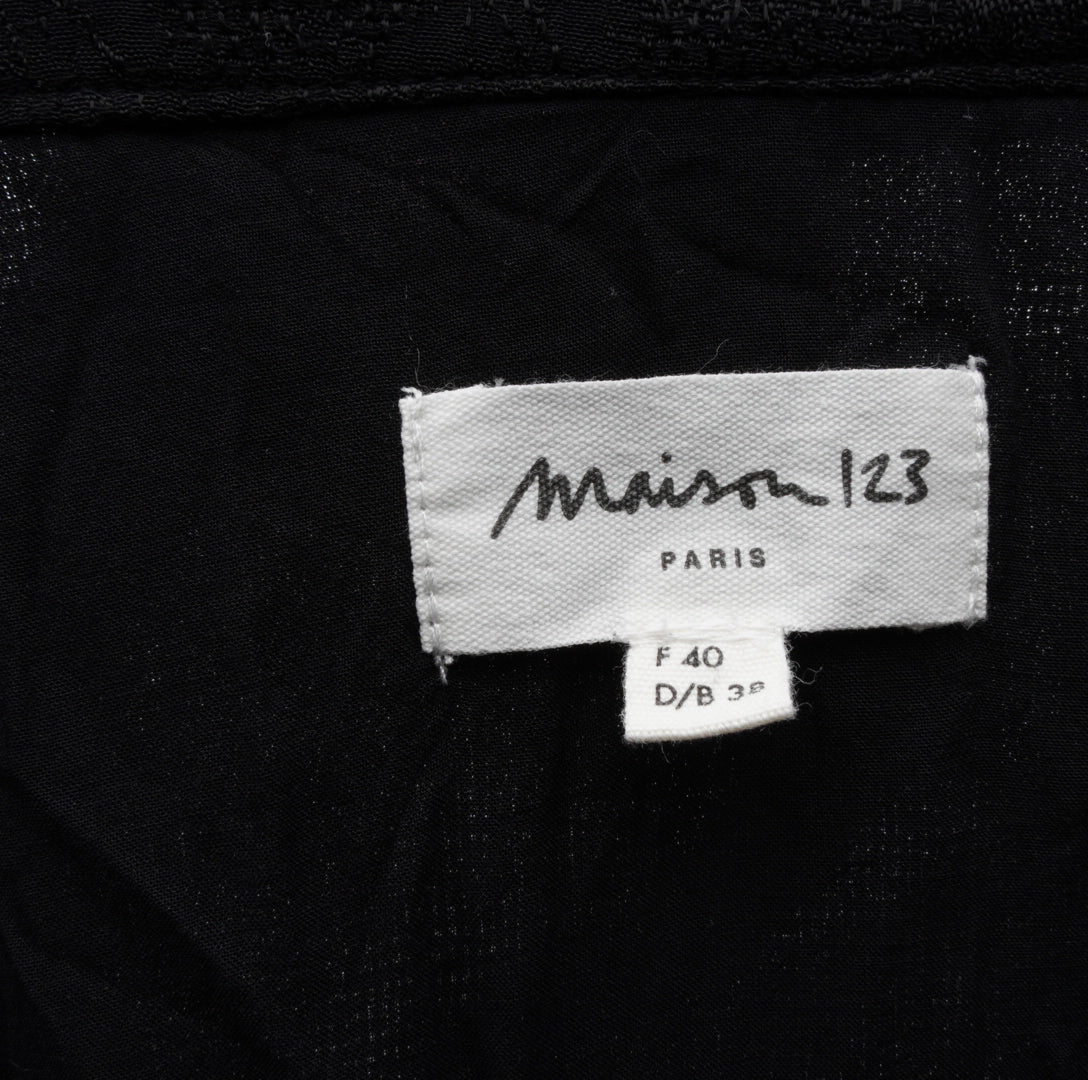 Maison 123 Dmane Bluse - M, Schwarz, Größe M, unisex, Zustand Sehr Gut, Preis 15€ – Etikett