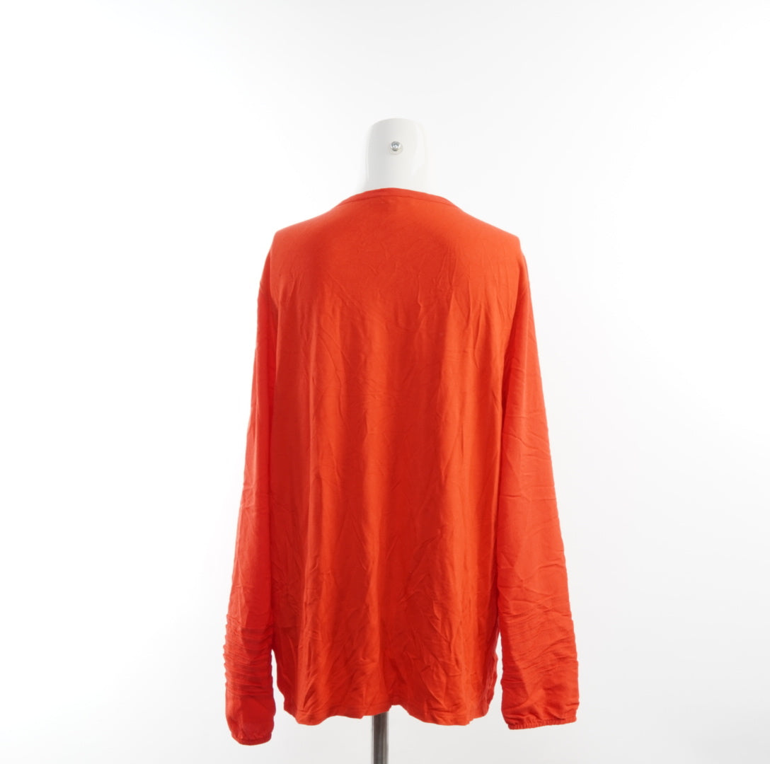 More & More Damen Langarmshirt - XL , Rot, Größe XL, Damen, Zustand Sehr Gut, Preis 4€ – Rückansicht