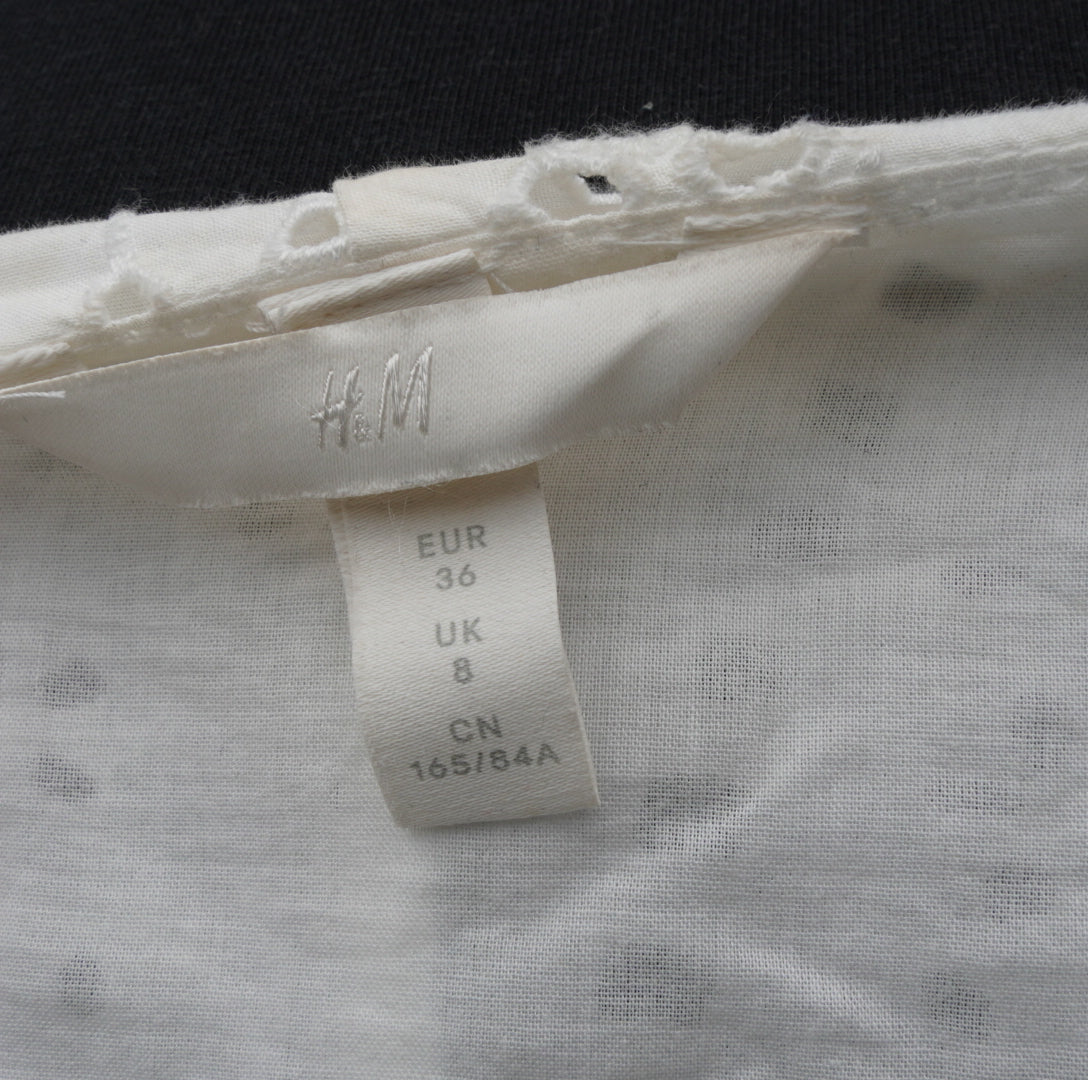 H&M Damen T-Shirt - S, Weiß, Größe S, Damen, Zustand Gut, Preis 3€ – Etikett