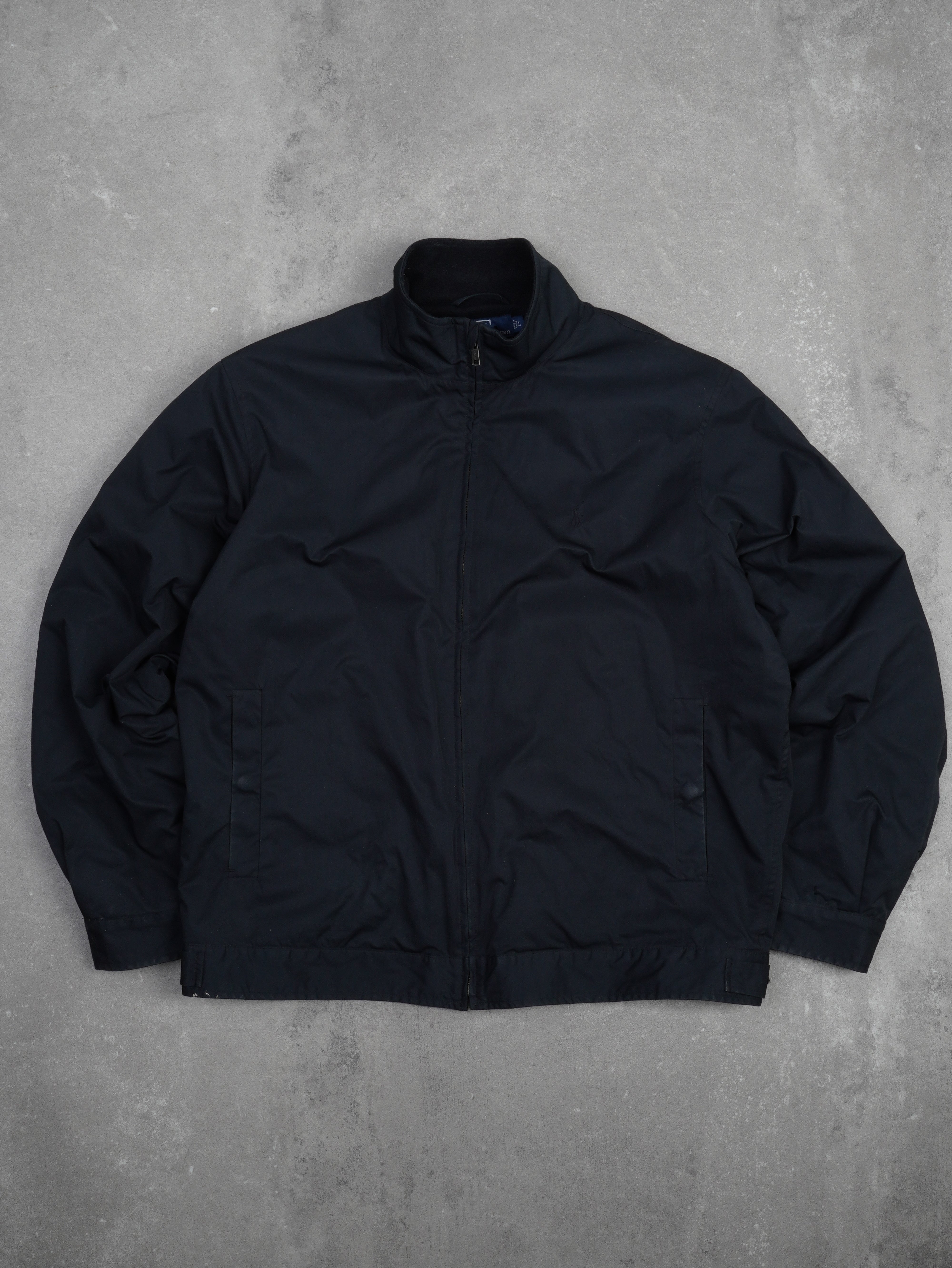 Ralph Lauren Vintage Ralph Lauren Harrigton Jacke - L, Schwarz, Größe L, unisex, Zustand Sehr gut, Preis 99.95€ – Rückansicht