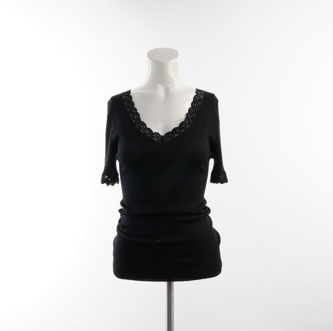 CALIDA Damen Wolle Seide T-Shirt - L, Schwarz, Größe L, Damen, Zustand Sehr Gut, Preis 15€ – Vorderansicht