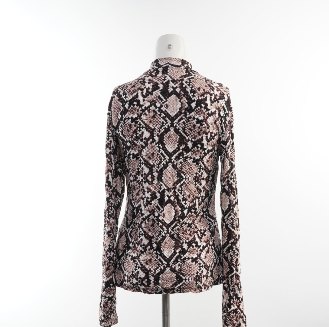 Amisu Damen Langarmshirt - L, Braun, Größe L, Damen, Zustand Sehr Gut, Preis 5€ – Rückansicht