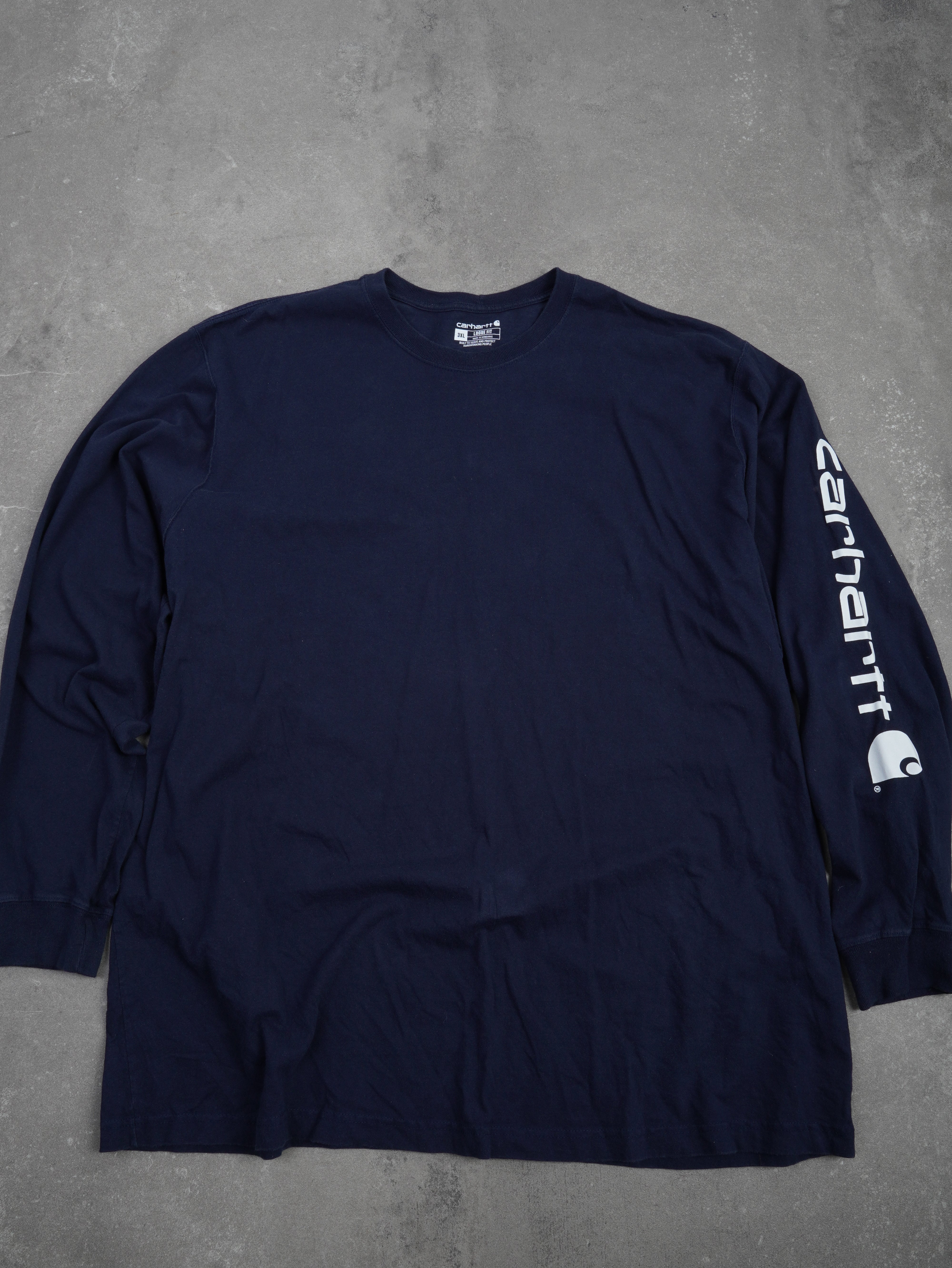 Carhartt Vintage Carhartt Langarmshirt - 3XL, Blau, Größe 3XL, unisex, Zustand Sehr Gut, Preis 29.95€ – Vorderansicht