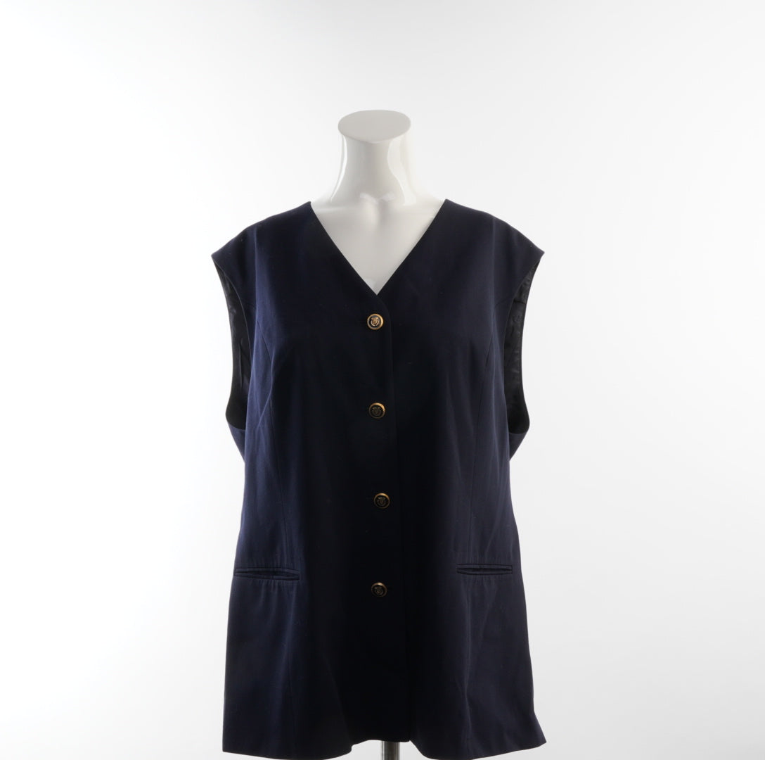 Delmod Damen Weste - 2XL, Blau, Größe 2XL, Damen, Zustand Sehr Gut, Preis 6€ – Vorderansicht