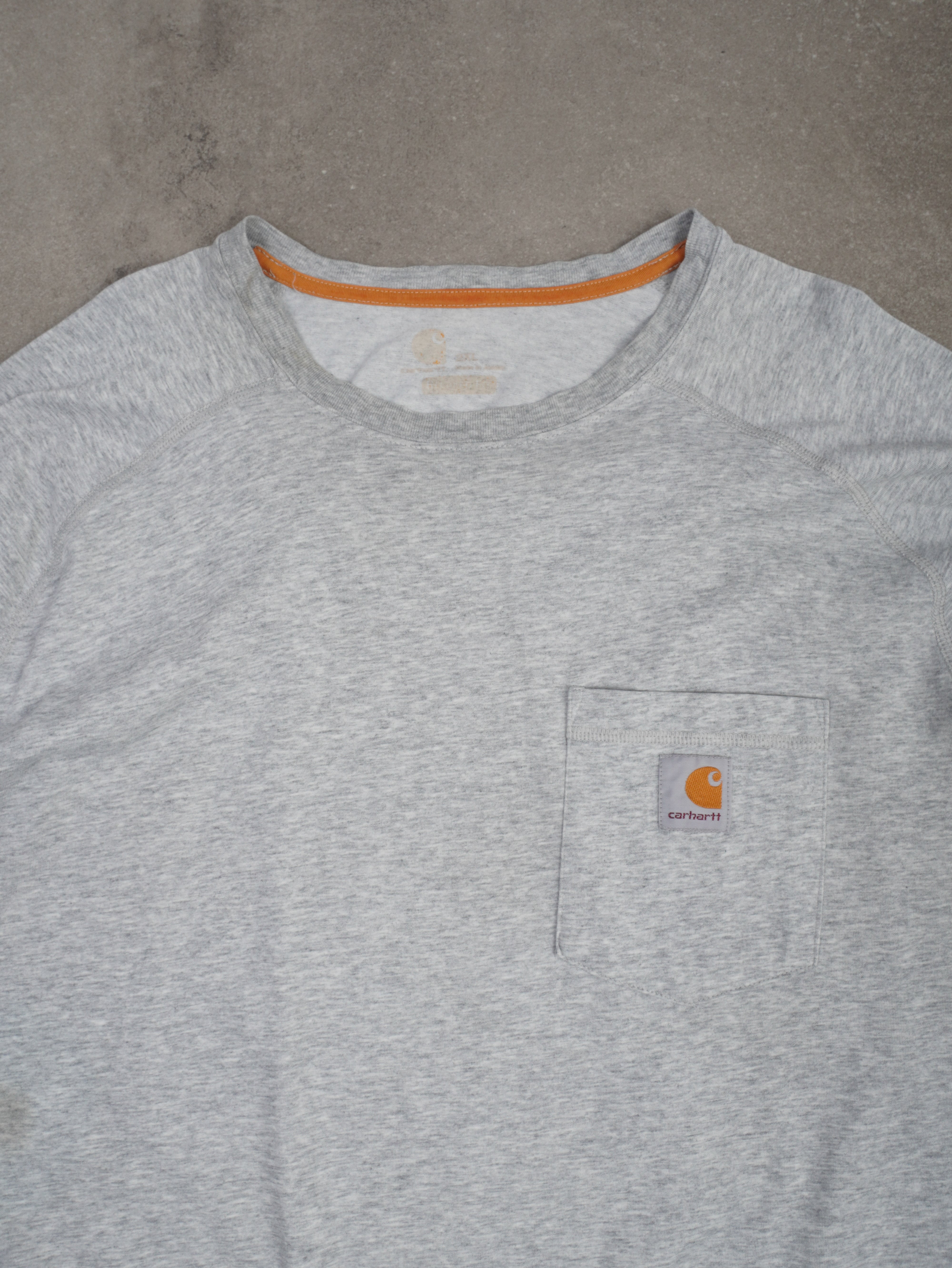 Carhartt Vintage Carhartt Sweater - 2XL, Grau, Größe 2XL, unisex, Zustand Gut, Preis 19.95€ – Rückansicht