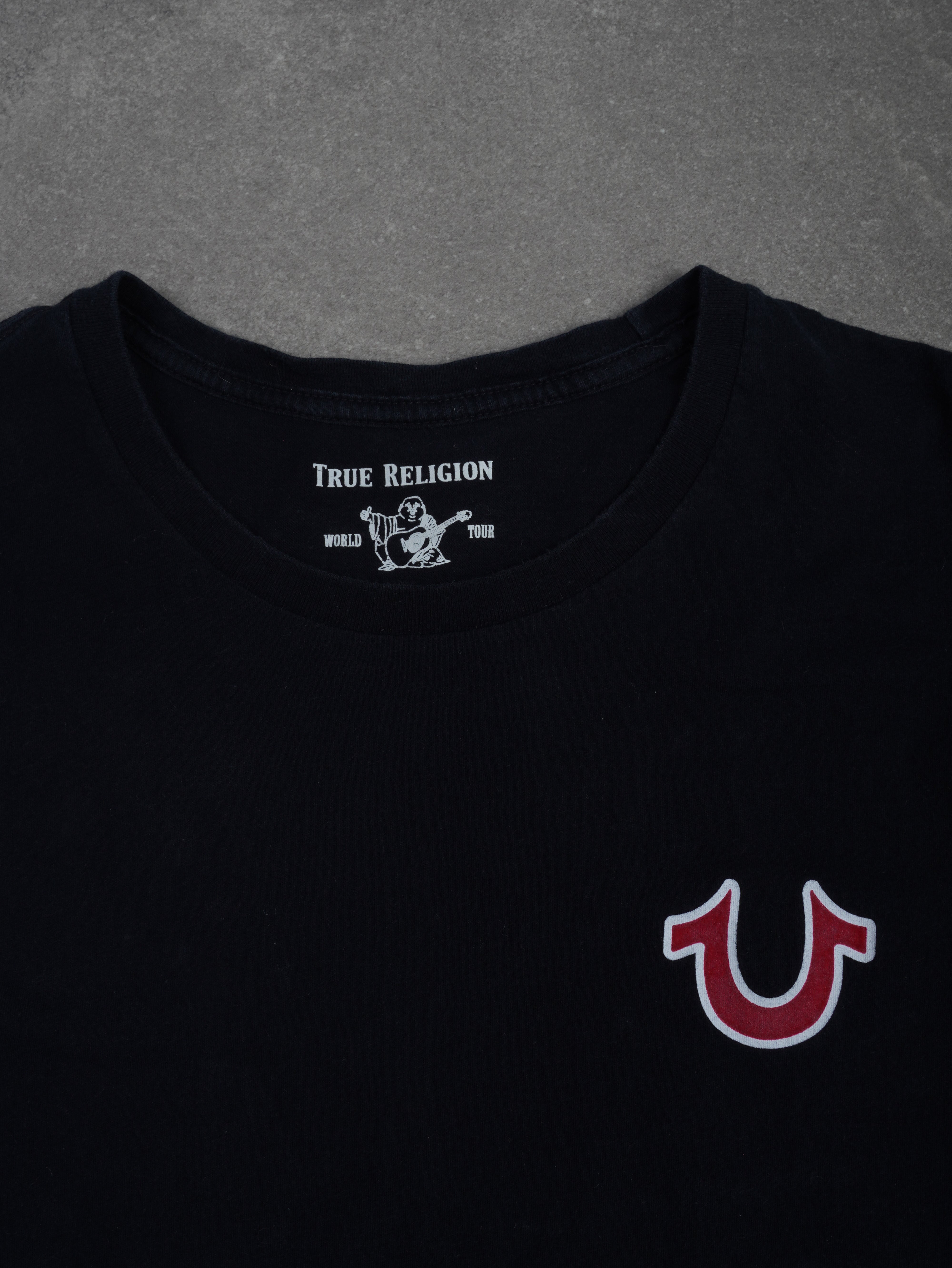 True Religion Vintage True Religion T-Shirt - L, Schwarz, Größe L, unisex, Zustand Sehr gut, Preis 39.95€ – Etikett