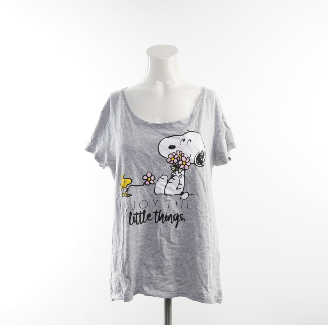 Peanuts Damen T-Shirt - L, Grau, Größe L, Damen, Zustand Sehr Gut, Preis 4€ – Vorderansicht
