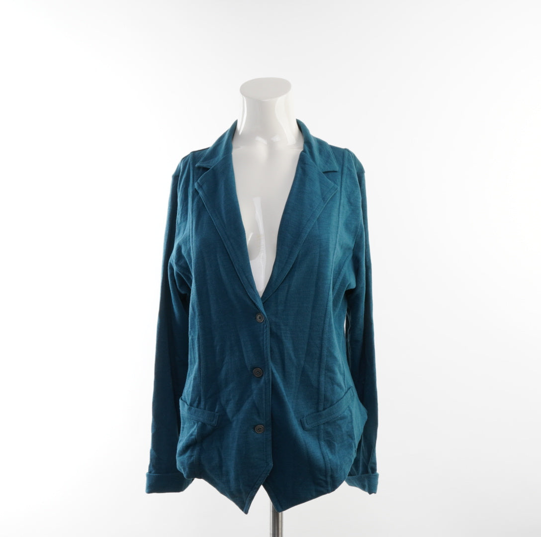Laura T  Damen Blazer - 2XL, Blau, Größe 2XL, Damen, Zustand Sehr Gut, Preis 10€ – Vorderansicht