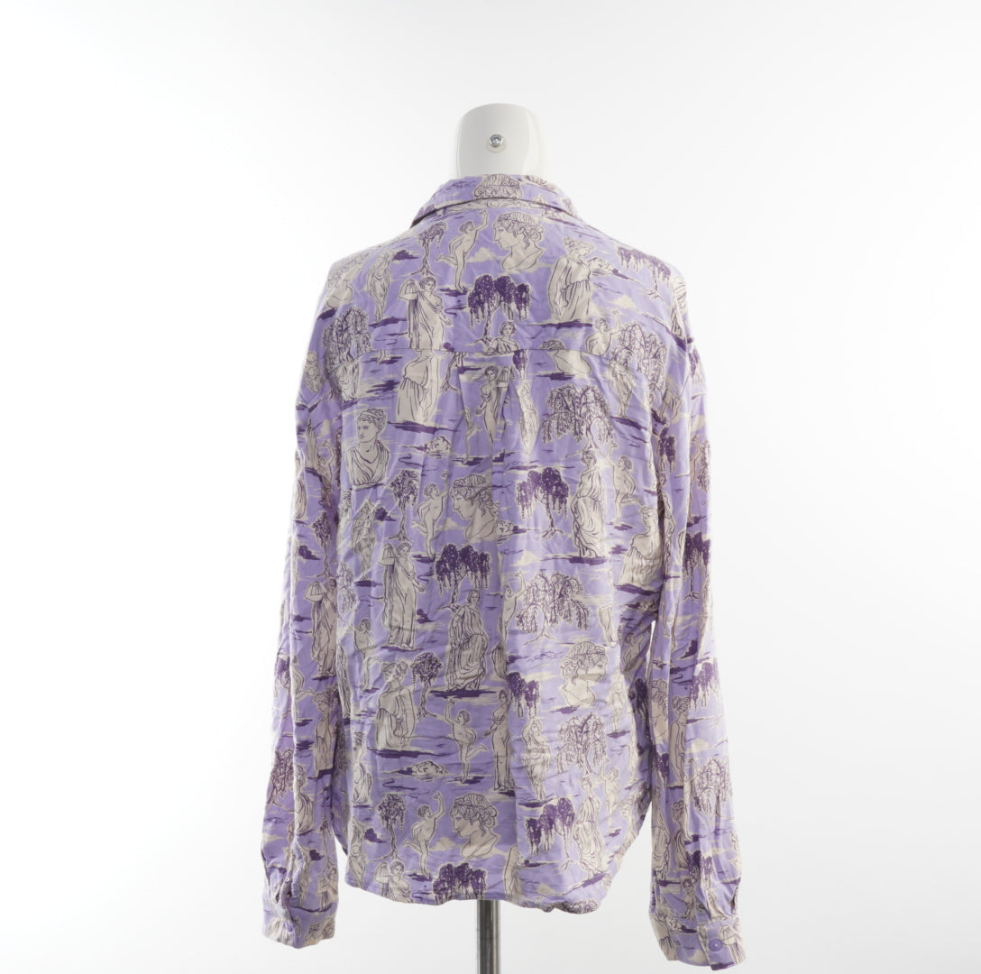 Monki Damen Bluse - M, Lila, Größe M, Damen, Zustand Sehr Gut, Preis 12€ – Rückansicht