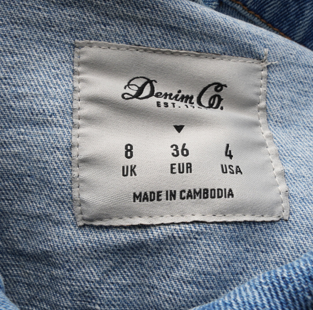 Denim Co Damen Jeans Jacke - S, Blau, Größe S, Damen, Zustand Sehr Gut, Preis 8€ – Etikett